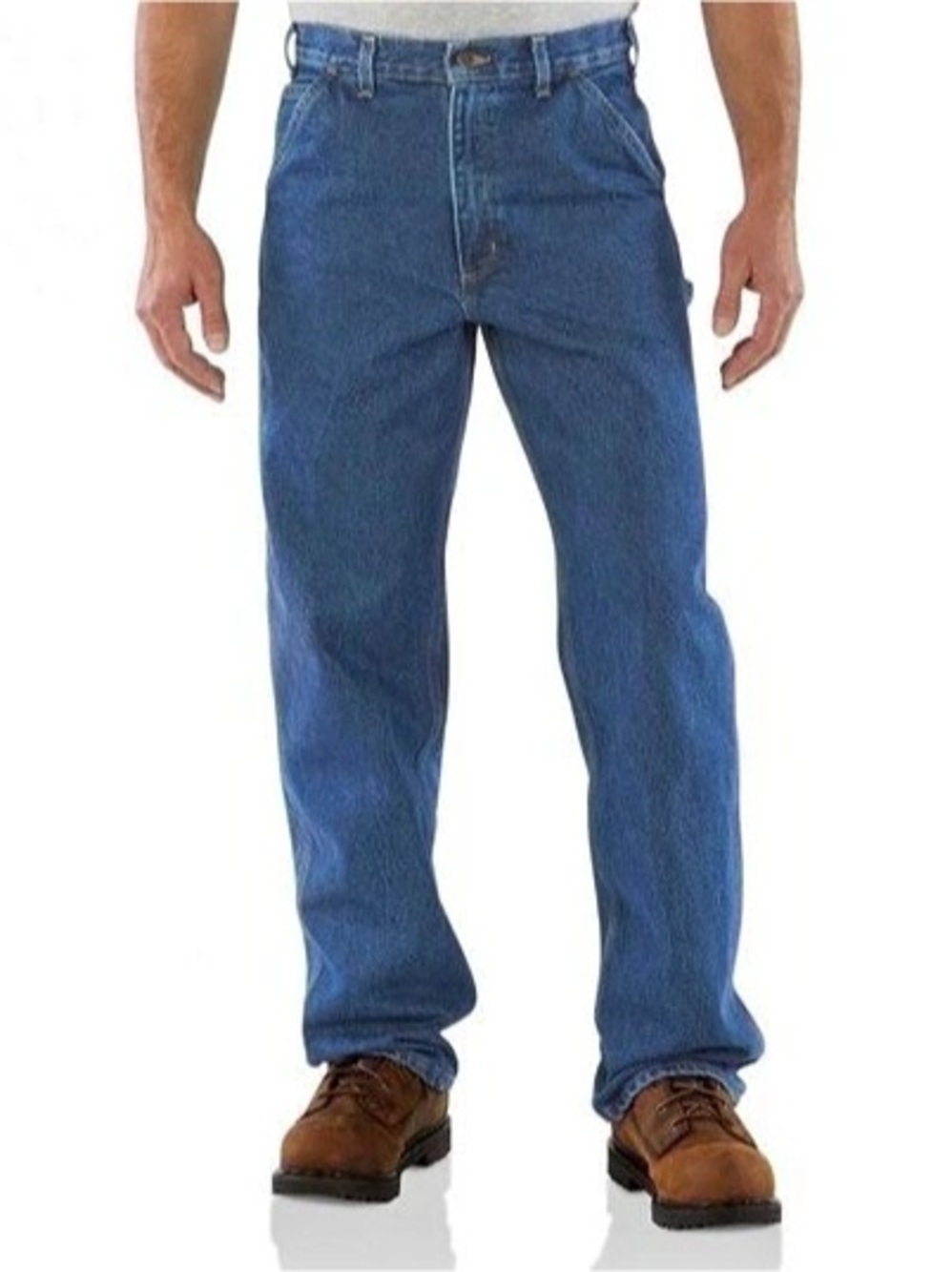 NWT - Carhartt Loose Original Fit Signature Denim Dungaree, 40×34 B237-DST